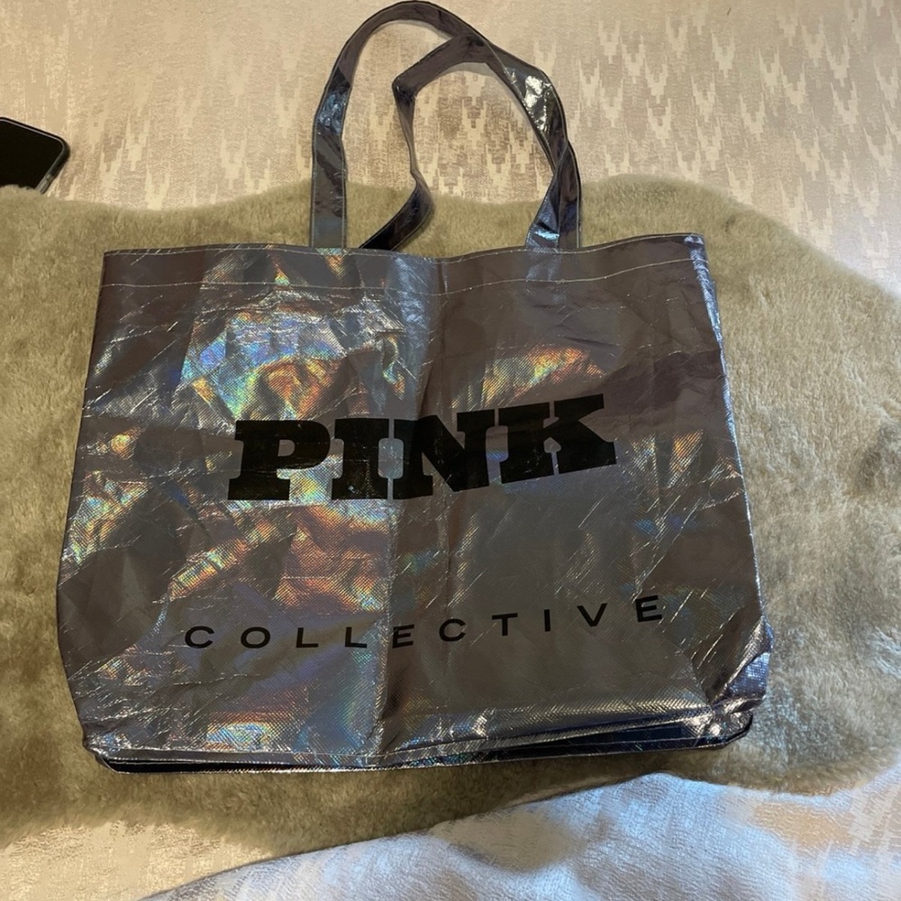 Victoria's Secret Pink Iridescent Tote